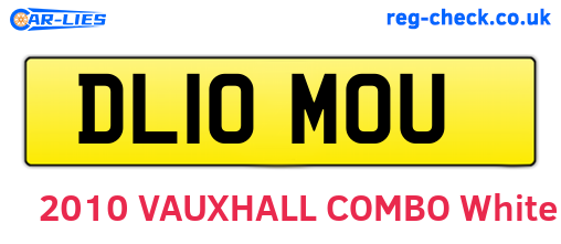 DL10MOU are the vehicle registration plates.