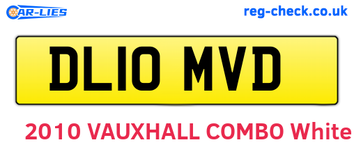 DL10MVD are the vehicle registration plates.
