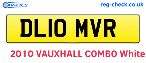 DL10MVR are the vehicle registration plates.