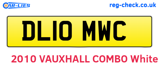 DL10MWC are the vehicle registration plates.