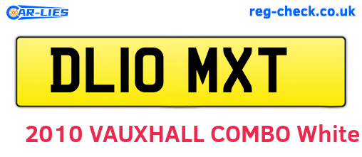 DL10MXT are the vehicle registration plates.