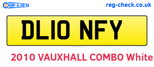 DL10NFY are the vehicle registration plates.