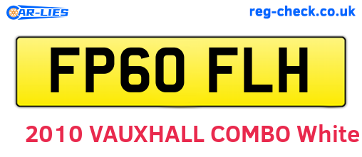 FP60FLH are the vehicle registration plates.