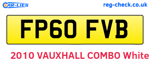 FP60FVB are the vehicle registration plates.