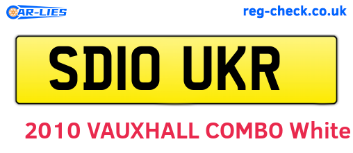SD10UKR are the vehicle registration plates.