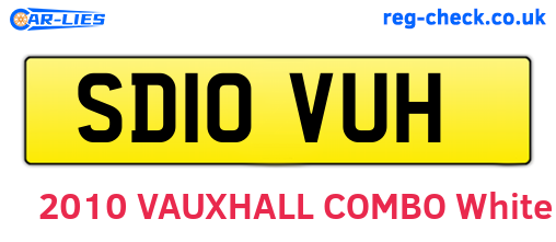 SD10VUH are the vehicle registration plates.