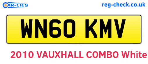 WN60KMV are the vehicle registration plates.