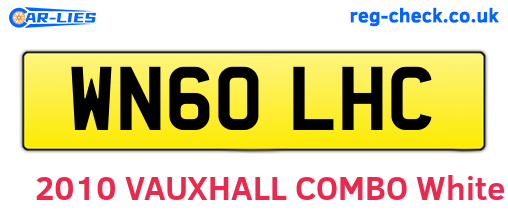 WN60LHC are the vehicle registration plates.