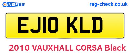 EJ10KLD are the vehicle registration plates.
