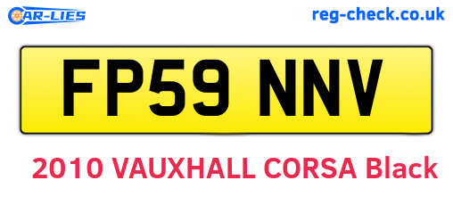 FP59NNV are the vehicle registration plates.