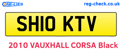 SH10KTV are the vehicle registration plates.