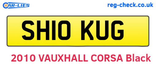 SH10KUG are the vehicle registration plates.