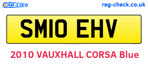 SM10EHV are the vehicle registration plates.