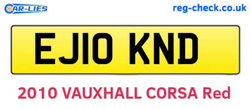 EJ10KND are the vehicle registration plates.
