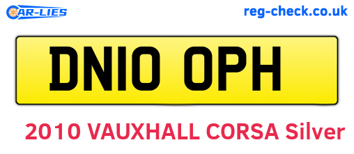 DN10OPH are the vehicle registration plates.