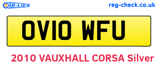 OV10WFU are the vehicle registration plates.