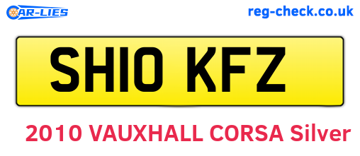 SH10KFZ are the vehicle registration plates.