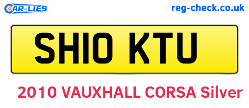 SH10KTU are the vehicle registration plates.