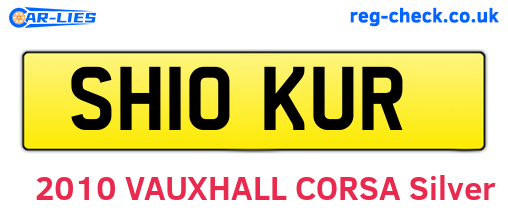 SH10KUR are the vehicle registration plates.