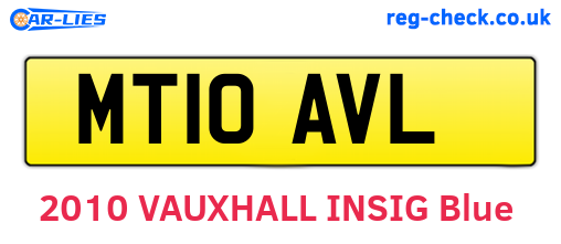 MT10AVL are the vehicle registration plates.