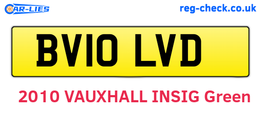 BV10LVD are the vehicle registration plates.