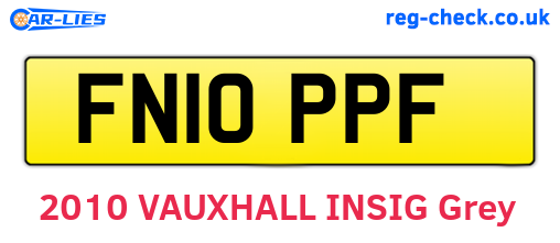 FN10PPF are the vehicle registration plates.