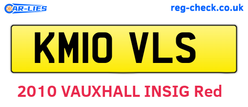 KM10VLS are the vehicle registration plates.