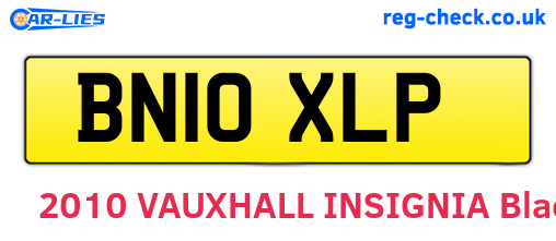 BN10XLP are the vehicle registration plates.