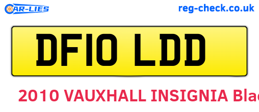 DF10LDD are the vehicle registration plates.
