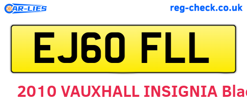EJ60FLL are the vehicle registration plates.