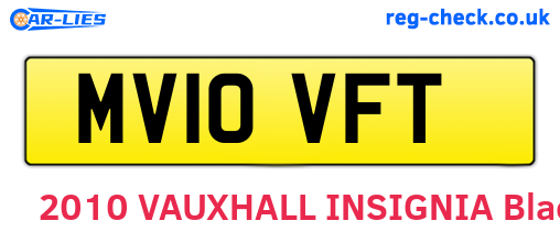 MV10VFT are the vehicle registration plates.