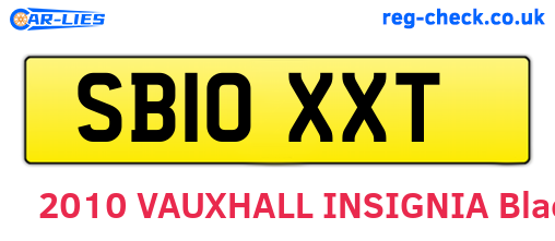 SB10XXT are the vehicle registration plates.