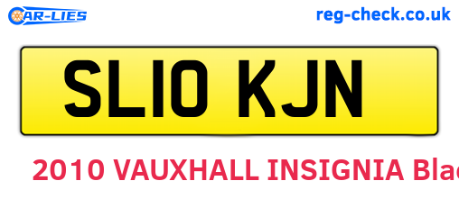 SL10KJN are the vehicle registration plates.