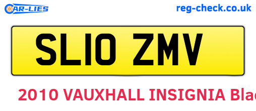 SL10ZMV are the vehicle registration plates.