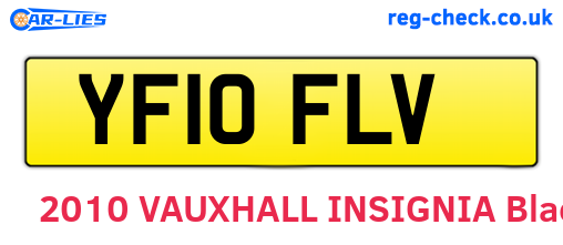 YF10FLV are the vehicle registration plates.