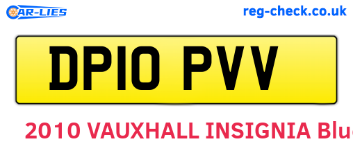DP10PVV are the vehicle registration plates.