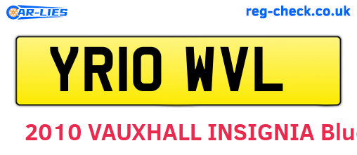 YR10WVL are the vehicle registration plates.