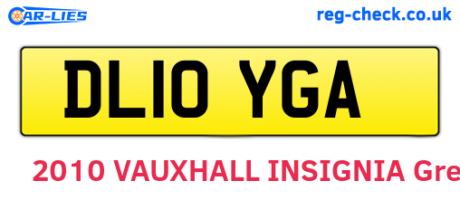 DL10YGA are the vehicle registration plates.