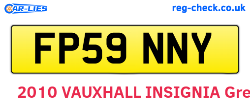 FP59NNY are the vehicle registration plates.