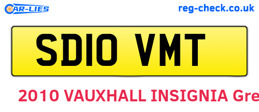 SD10VMT are the vehicle registration plates.