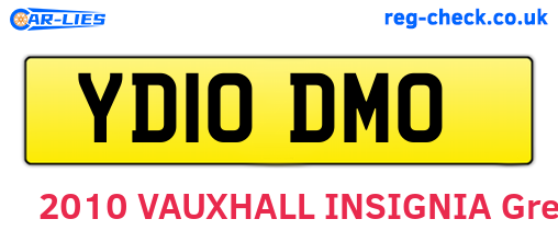 YD10DMO are the vehicle registration plates.