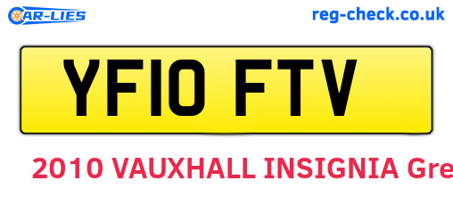 YF10FTV are the vehicle registration plates.
