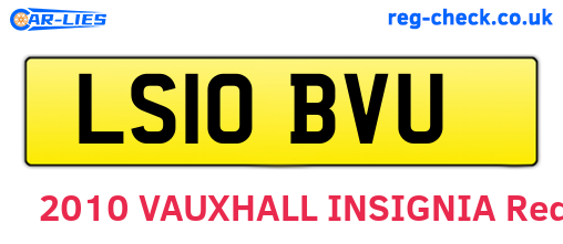 LS10BVU are the vehicle registration plates.