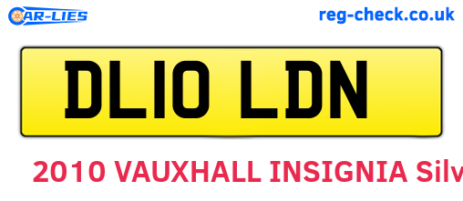DL10LDN are the vehicle registration plates.