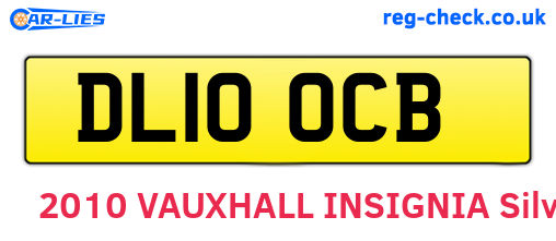 DL10OCB are the vehicle registration plates.