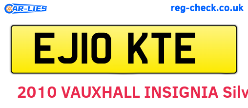 EJ10KTE are the vehicle registration plates.