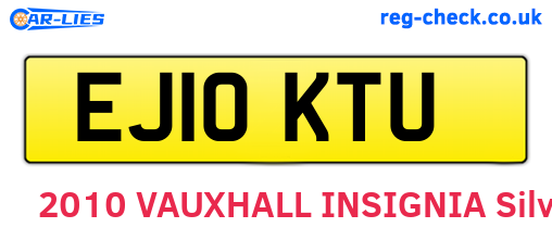 EJ10KTU are the vehicle registration plates.