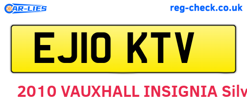 EJ10KTV are the vehicle registration plates.