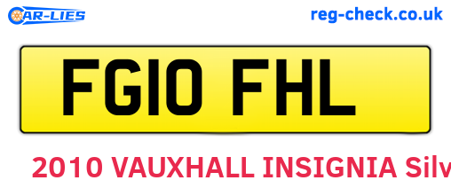 FG10FHL are the vehicle registration plates.