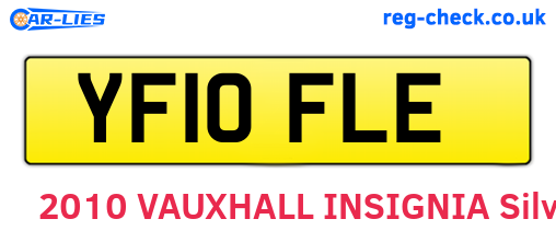 YF10FLE are the vehicle registration plates.